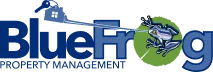 Blue Frog Property Management Logo
